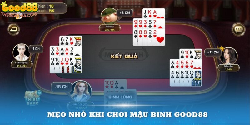 Muốn thắng khi chơi mậu binh không khó, đã có Good88 hỗ trợ