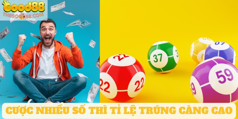 Cược nhiều số thì tỉ lệ trúng của người chơi cao hơn